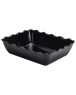 Crock 10Lb (4.5Kg) Tulip Black 331X263X82mm - Genware