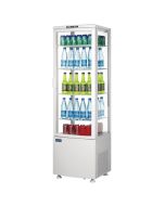 Polar CB509 - Curved Door Display Fridge - 235 Litres White