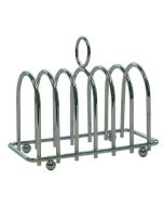 Chrome Horseshoe 6 Slice Toast Rack - Genware