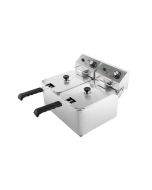 Zyco 761080 Double Countertop Fryer - Electric