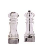 Acrylic Pepper Mill & Salt Shaker Set - Genware