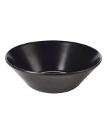 Luna Serving Bowl 24 Ø X8cm H Black Stoneware