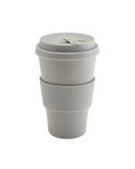 Grey Reusable Bamboo Fibre Coffee Cup 45cl/15.75oz