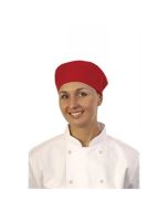 Chef's Skull Cap Red 19x17CM