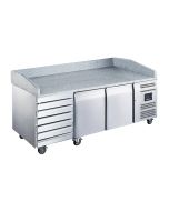 Blizzard  BPB2000-7N 7 Door 7 Drawer Pizza Prep Counter Fridge 580L