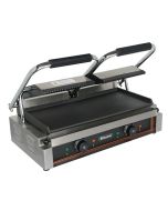 Blizzard BRSCG2 Double Contact Grill Ribbed Top Smooth Bottom 3600W