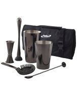 Genware Gun Metal Cocktail Bar Kit 7pcs - CBK3GM