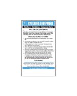 Grills and Griddles Catering Safety Sign - Mileta CE003