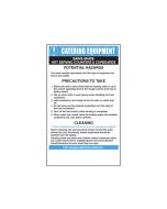 Bain Maries Catering Safety Sign - Mileta CE013