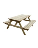 Wooden Picnic Bench 5ft - 6 Seater