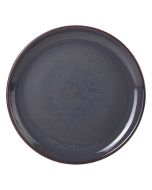 Terra Stoneware Rustic Blue Coupe Plate 19cm - pk 6