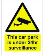 This Car Park in Under 24hr Surveillance. 400x300mm. Exterior