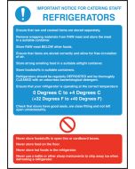 Refrigerator notice. 300x200mm. S/A