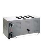 Rowlett Regent 4 Slot Toaster Quartz Grey with 2x Additional Elements - CH174