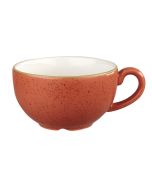 Churchill Stonecast Cappuccino Cup Spiced Orange 12oz - DK548 - pk 12