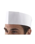 Chef's Disposable Paper Forage Hat (100 Pcs) - Genware