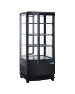 Polar DP288 - Chilled Display Unit Black - 86Ltr