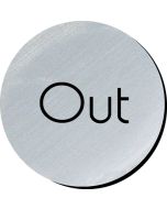 Out 75mm disc silver finish