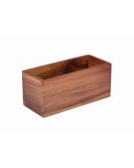 Acacia Wood Table Caddy 23X10X10cm - Genware