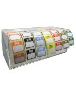 Removable Day Of The Week Food Labels For Fridge, Freezer & Ambient - With Dispenser