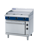 Blue Seal E506A - Electric Range with Smooth Griddles & Static Oven 900mm