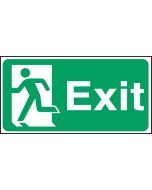 Exit man left.  150x300mm F/P