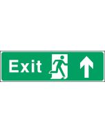 Exit arrow up. 150x450mm F/P