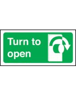 Turn right to open left. 100x200mm S/A