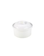 Royal Genware Round Casserole Dish 1.5L White