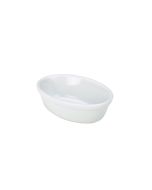 Royal Genware Oval Pie Dish 14cm White