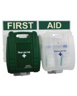 British Standard Compliant Catering First Aid Kit & Eye wash point kits 11-20 people