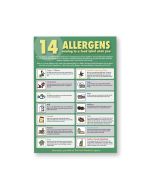 The 14 Food Allergens Guide for Staff Poster - Paper FAN017