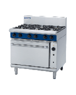 Blue Seal Evolution G56D - Gas 6 Burner Range with Gas Convection Oven 900mm - LPG Gas