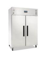 Polar G594 Double Door Fridge Stainless Steel 1200Ltr