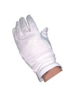 White Cotton Gloves (10 Pairs) - Genware