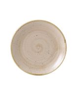 Churchill Stonecast Coupe Plate Nutmeg Cream 165mm - GR937 - pk 12