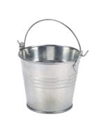 Galvanised Steel Serving Bucket 8.5cm Ø - Genware