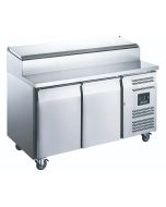 Blizzard HBC2EN 2 Door GN1/1 Prep Fridge With Raise Dispenser 282L