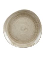 Churchill Stonecast Patina Antique Organic Round Plates Taupe 286mm - HC800