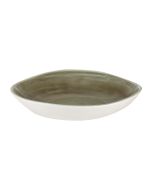 Churchill Stonecast Patina Antique Organic Round Bowls Green 253mm - HC824