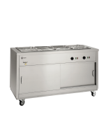 Parry HOT15BM - Electric Hotcupboard with 4 x 1/1 gn Bain Marie Top