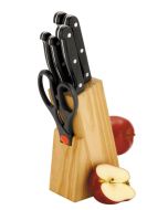 Wooden Knife Block 6 Pc