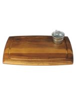 Acacia Wooden Board Small Circular Recess