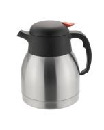 Vacuum Jug 1 Litre - Push Button Stainless Steel