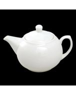 2 to 3 Cup Ball Teapot White Porcelain 450ml / 15¾oz - Orion C88135 