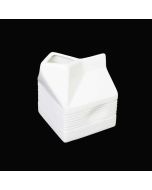 Orion C88503 Porcelain Milk Carton Pot 9.5cm / 4"