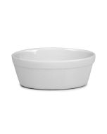 Oval Pie Dish White Ceramic 16cm / 0.4 Ltr 