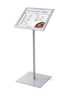 A4 Portrait Non Illuminated Premium Lockable Menu Stand