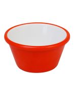 Melamine Ramekin Red & White Plain 2oz/59ml - pk 12