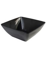 Melamine Square Bowl Black 26cm MB26B